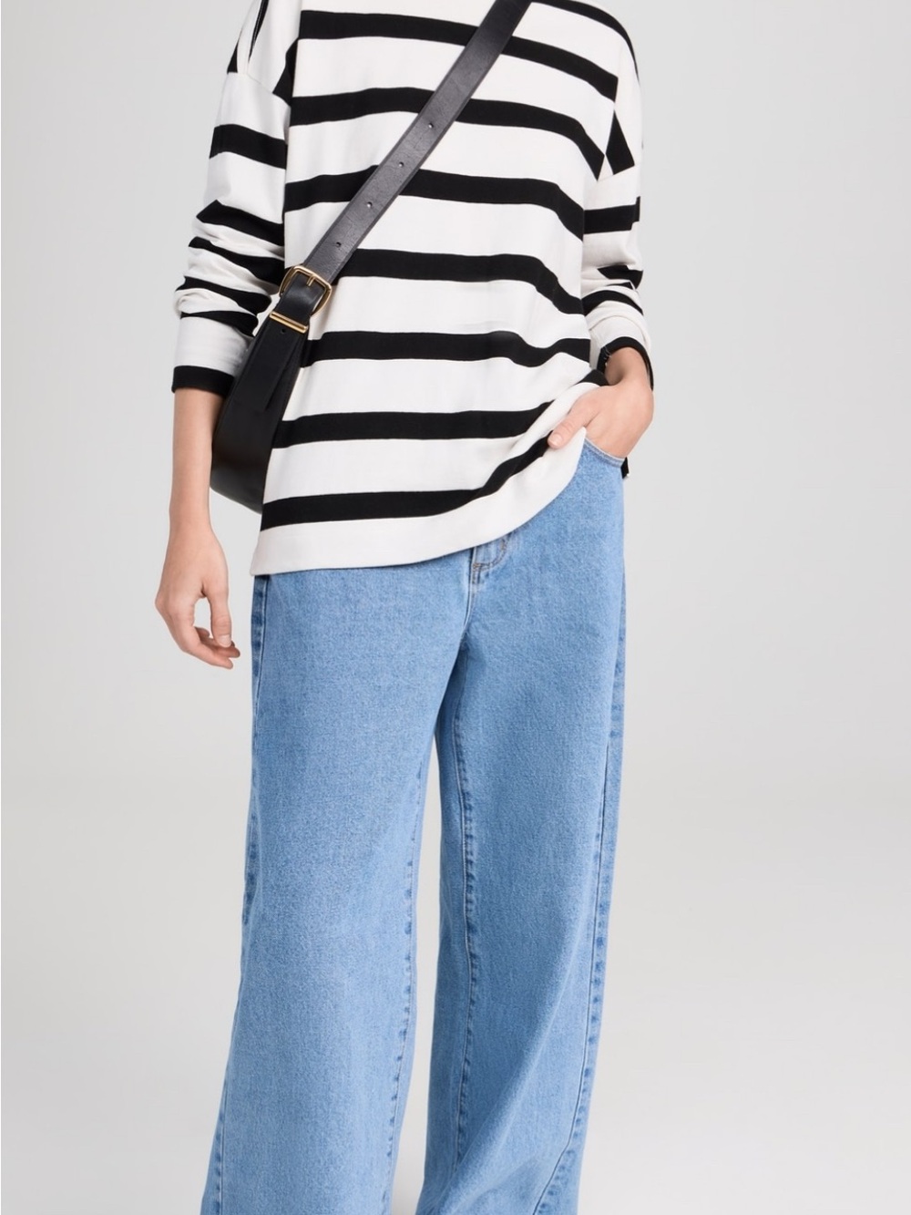 AYR Early Morn Tee oversized long-sleeve cotton crewneck shirt L
Preppy Chic